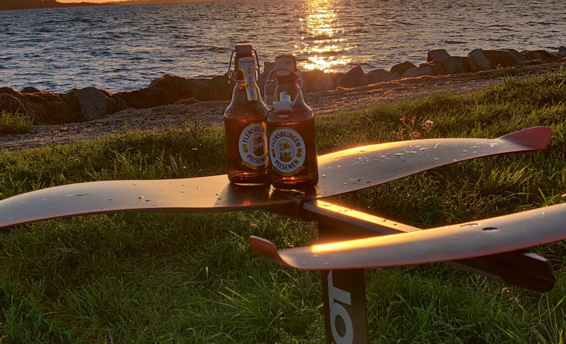 Wingfoil Romantik auf Rügen